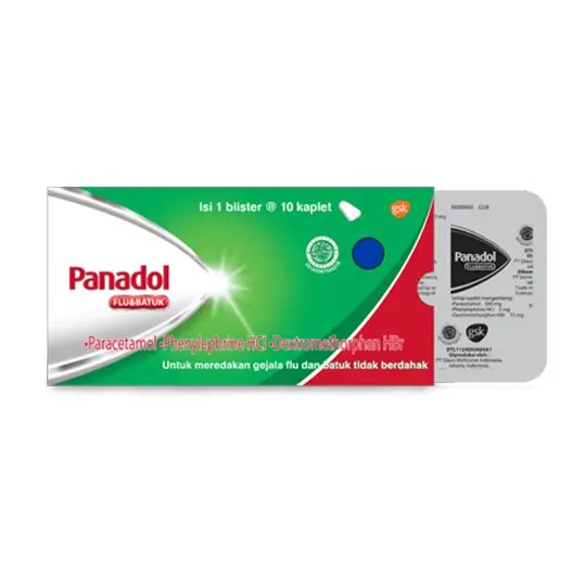 Panadol Flu Batuk (Hijau)