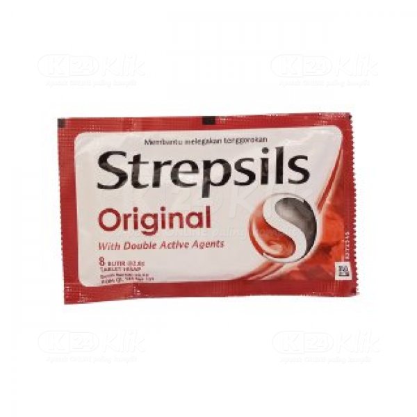Strepsils Original Merah 8s