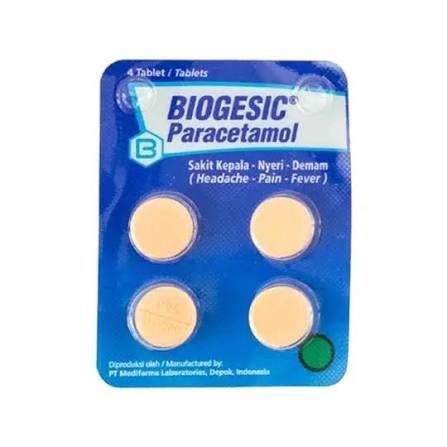 Biogesic tablet