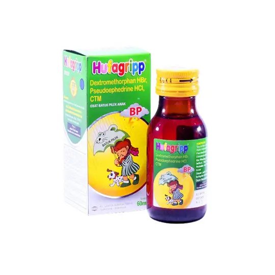 Hufagrip BP (hijau, batuk kering) syp 60ml